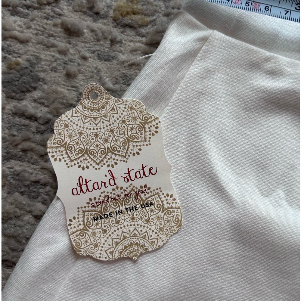 Altar’d State Brown and White Mini Skirt — NWT - Picture 9 of 9